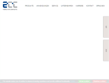 Tablet Screenshot of ecc-fabrics.de